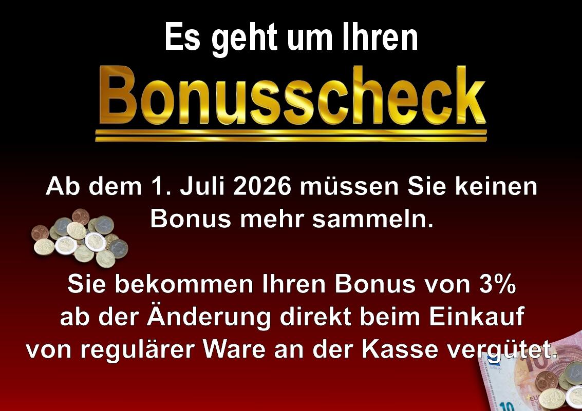 Bonusumstellung