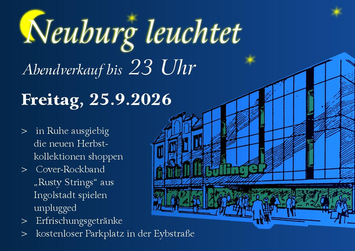 Neuburg leuchtet 2026