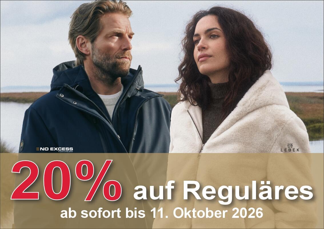 20% auf reguläres